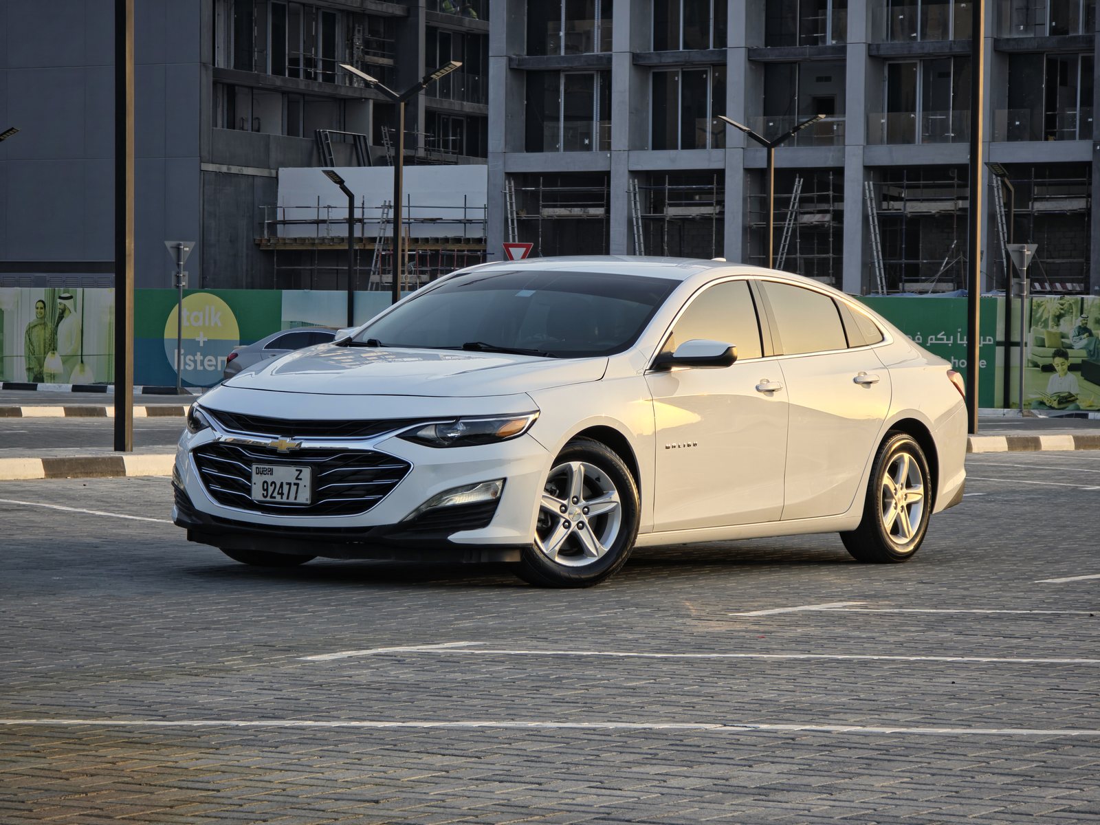 Chevrolet Malibu, white