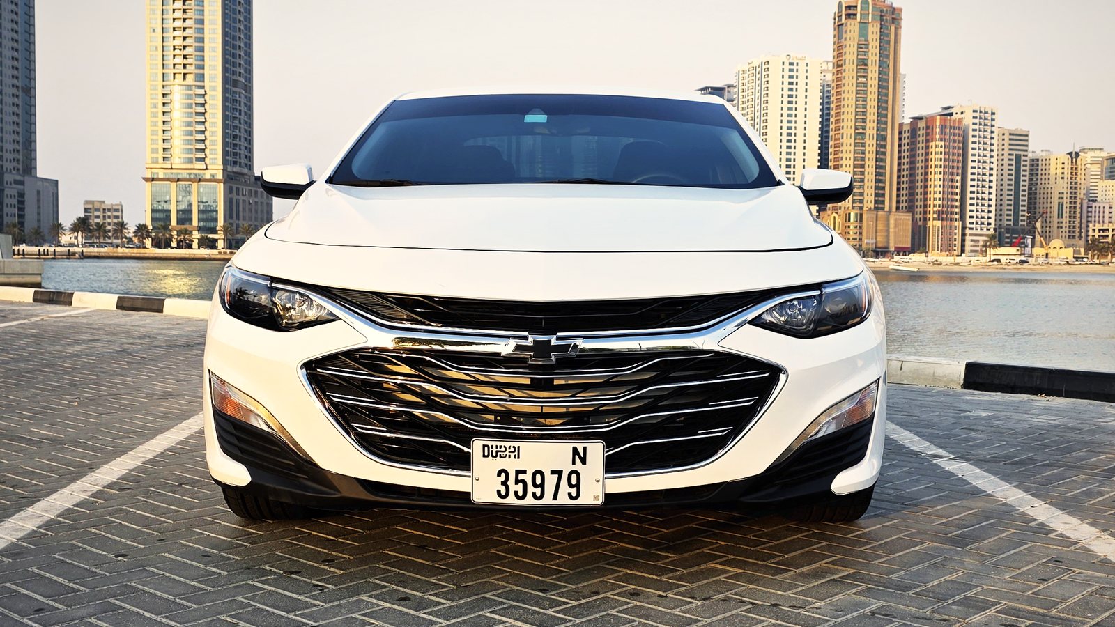 Chevrolet Malibu, white